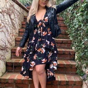 Floral print dress